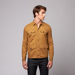 Denim Twill Worker Pocket Jacket // Khaki (XS)