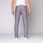 Classic Suit Pant // Navy + White Linen (28WX32L)