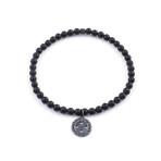 Oxid Charm with Black Diamonds // 12mm (6.4"L)