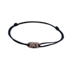 Gold Batch with White Diamond (6.8"L)