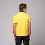 Button Pique Polo // Yellow (L)