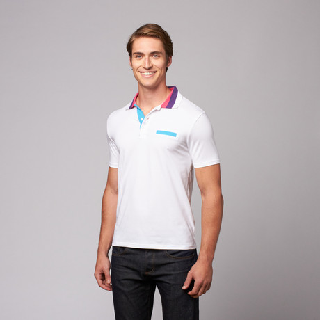 Peruzzo // Pocket Pique Polo // White (S)