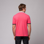 Perruzo // Classic Short Sleeve Polo // Fuschia (M)