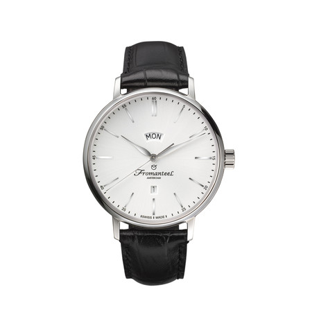 Generations Series Big Day Quartz // White (Full Black Strap)