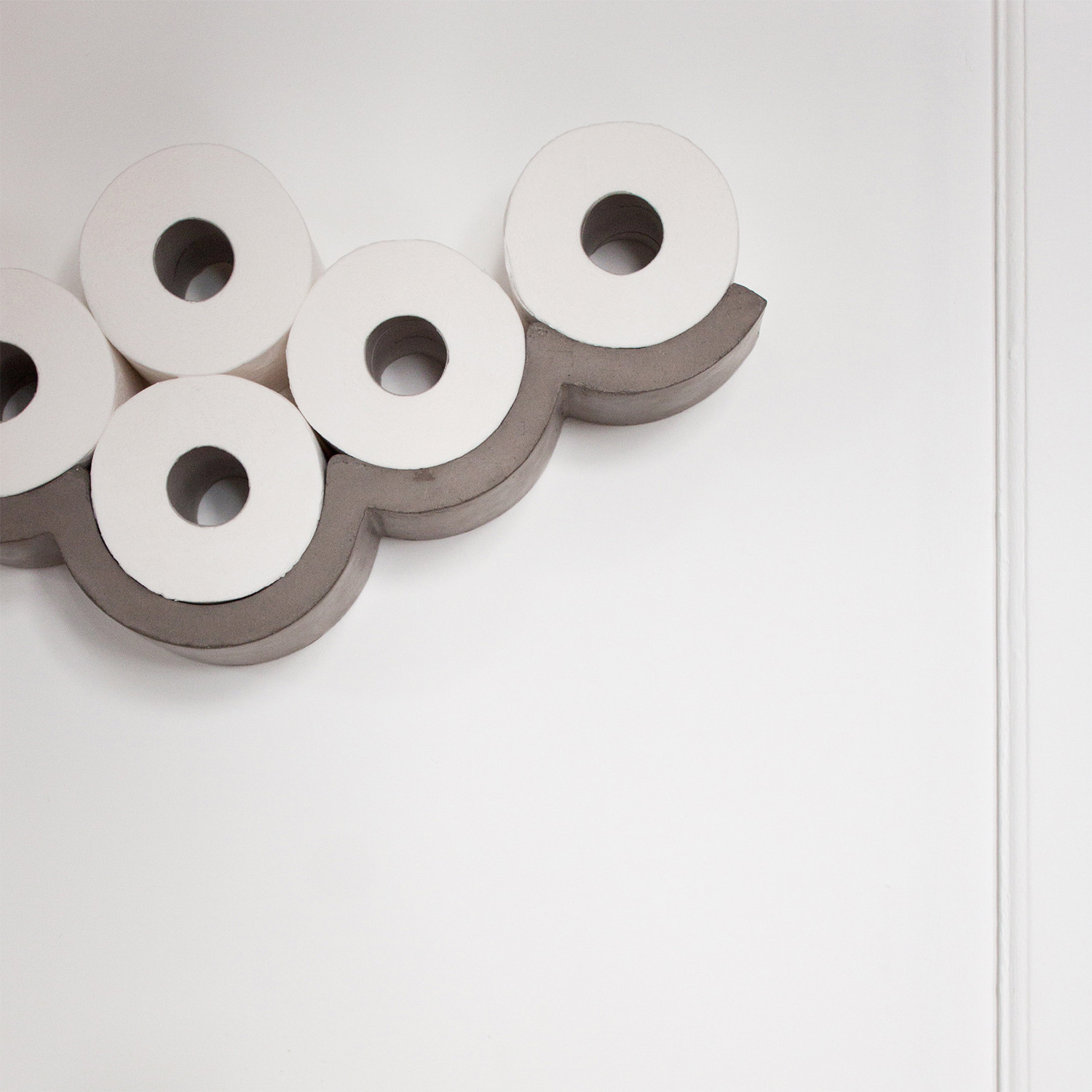 Cloud // Toilet Paper Shelf (Small) Lyon Beton Touch of Modern