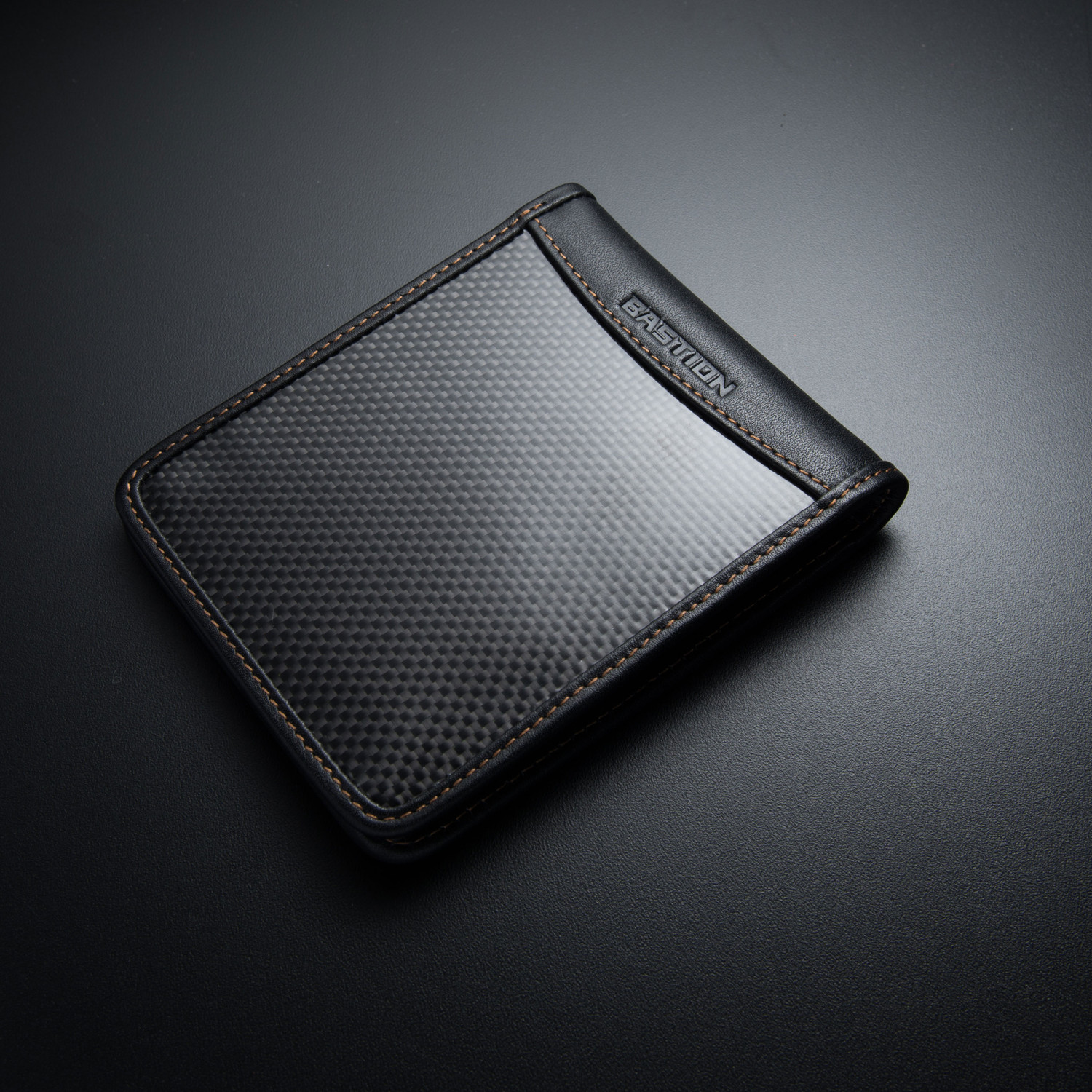 Pure Carbon Fiber Leather Wallet - Bastion - Touch of Modern