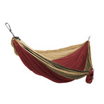 Double Parachute Hammock (Khaki + Olive Green)