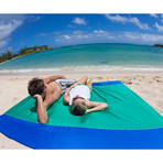 Parasheet Beach Blanket // Double (Blue + Light Blue)