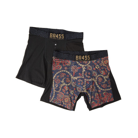 Persian Rug Fitted Boxer Pack // Set of 2 (S)