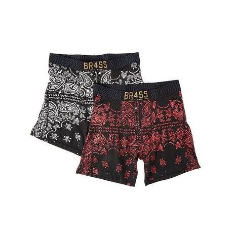 Bandana Fitted Boxer Pack // Set of 2 (S)