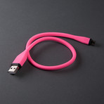 Bendy Micro USB Cable // 15" (Green)