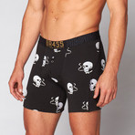 Skull Fitted Boxer Pack // Set of 2 (L)