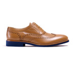 Wingtip // Tan + Blue (US: 7.5)