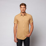 Riviera Woven Button Down // Khaki (L)