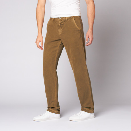 Gramercy Foundry // Boulevard Silk + Cotton Chino // Olive (30WX32L)