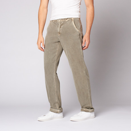 Gramercy Foundry // Boulevard Silk + Cotton Chino // Stone (30WX32L)