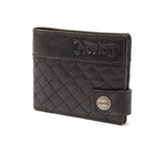 Stitiched Wallet // Black