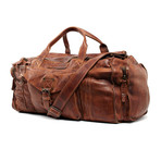 Leather Holdall // Tan