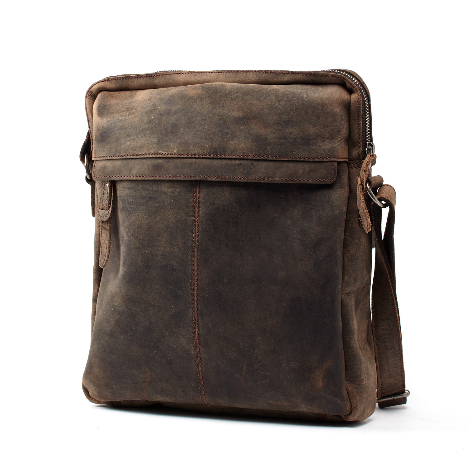 Souled Out Earl Cross Body // Brown - Rugged Leather Goods - Touch of ...