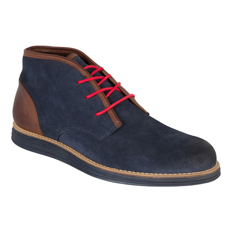 Moods of Norway // Moelv Ankle Boot // Mid Blue (US: 8.5)