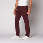 Peder Flo Trouser // Burgundy (32WX32L)