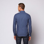 Arne Vik Woven Button Down // Evening Blue (L)