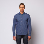Arne Vik Woven Button Down // Evening Blue (L)