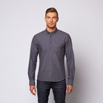 Alex Vik Woven Button Down // Dark Navy (L)