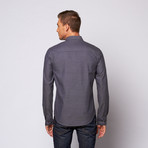 Alex Vik Woven Button Down // Dark Navy (L)