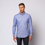 Kristian Vik Stripe Button Down // Ice Blue (XL)