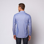 Kristian Vik Stripe Button Down // Ice Blue (XL)