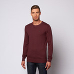 Simen Loen Sport Crew Sweater // Burgundy (L)