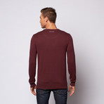 Simen Loen Sport Crew Sweater // Burgundy (L)