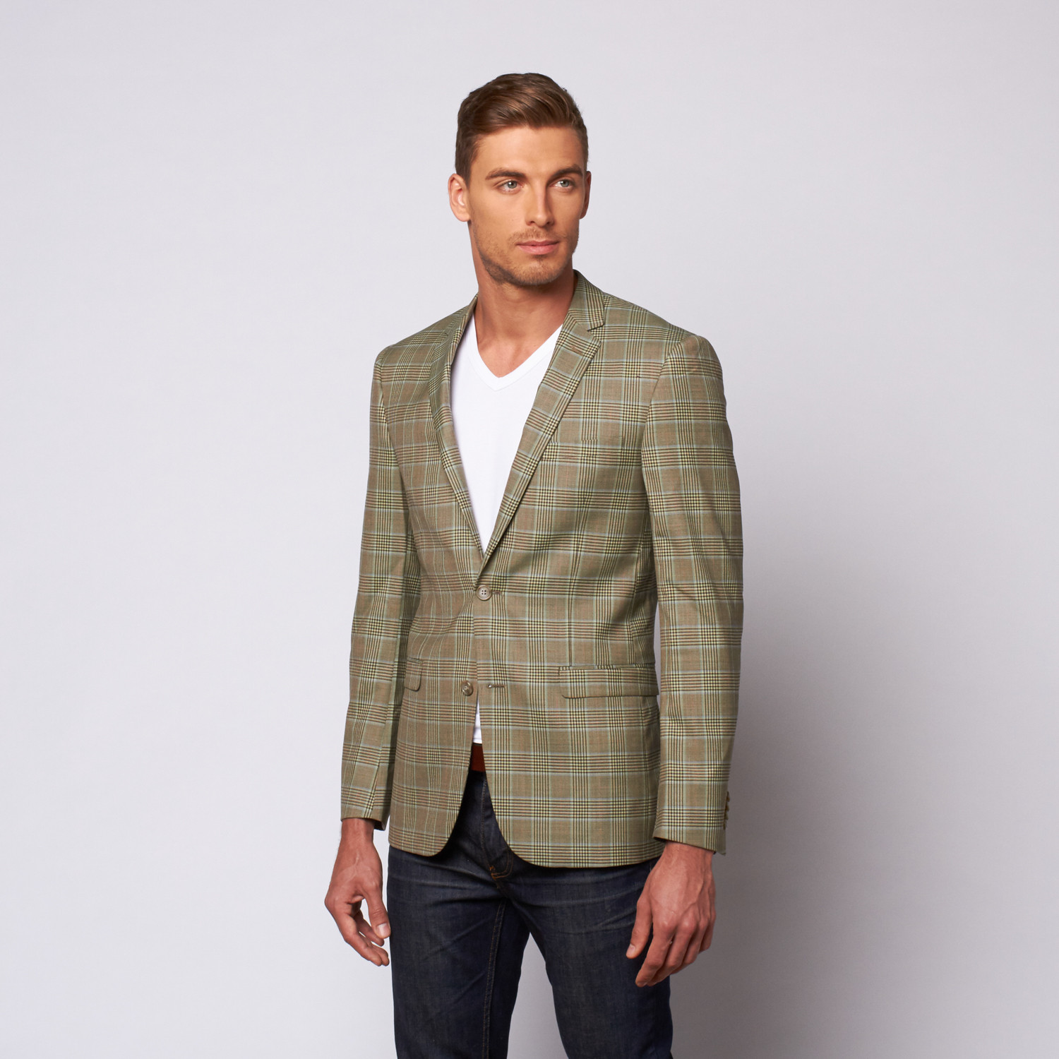 Stein Tonning Suit Jacket // Aqua Green (US: 40) - Moods of Norway