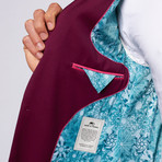 Stein Tonning Suit Jacket // Burgundy (US: 40)