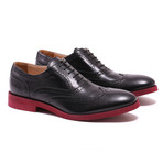 Kabaccha // Wingtip // Black + Oxblood (US: 7)