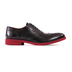 Kabaccha // Wingtip // Black + Oxblood (US: 7)