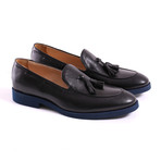 Kabaccha // Loafer // Black + Blue (US: 10.5)