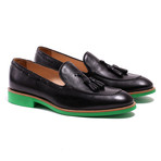 Loafer // Black + Green (US: 10.5)