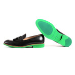 Loafer // Black + Green (US: 10.5)