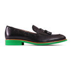 Loafer // Black + Green (US: 10.5)