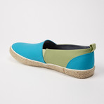 Slip-On Chambray // Ocean + Green (US: 7)