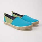 Slip-On Chambray // Ocean + Green (US: 7)