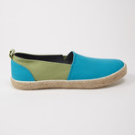 Slip-On Chambray // Ocean + Green (US: 7)
