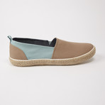 Slip-On Chambray // Sand + Blue (US: 9)