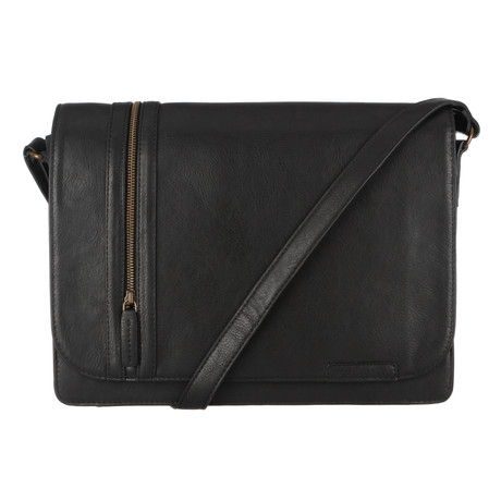 Rory Messenger Bag // Black