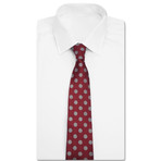 Polka Dot Tie // Maroon