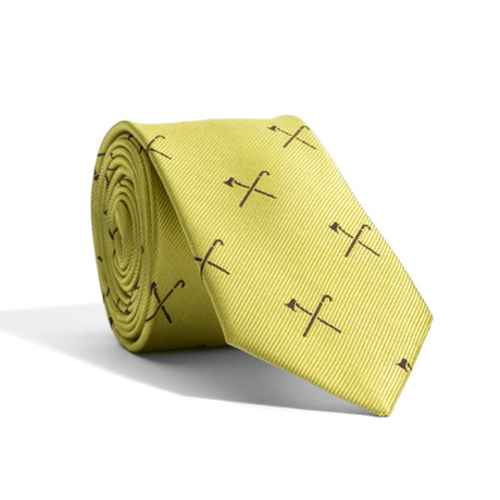 Modern Cut Tie // Yellow