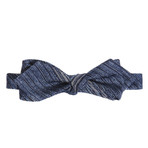 Abstract Stripes Bow Tie // Blue