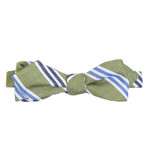 Striped Bow Tie // Blue + Green